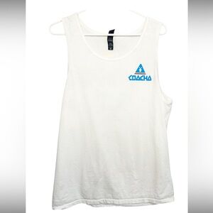 Dutch Bros LARGE RARE White Coacha Oregon Tank Portland Deer DB 1992